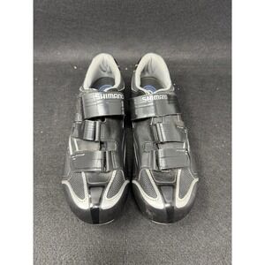 SHIMANO 47 R078L Road Cycling Shoes Black Silver SPD-SL Performance Athletic